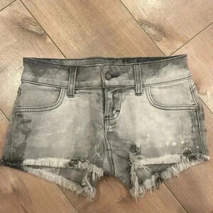 Siwy Cut Off Shorts Gray Sz 22